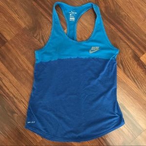 Women’s Nike Dri-fit Run tie dye racerback tank